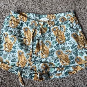 Printfresh Lion Tamarin Pajama Shorts